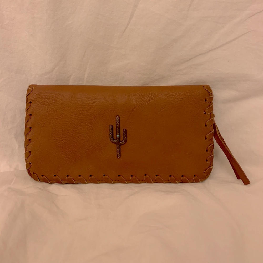 Francescas cactus leather wallet